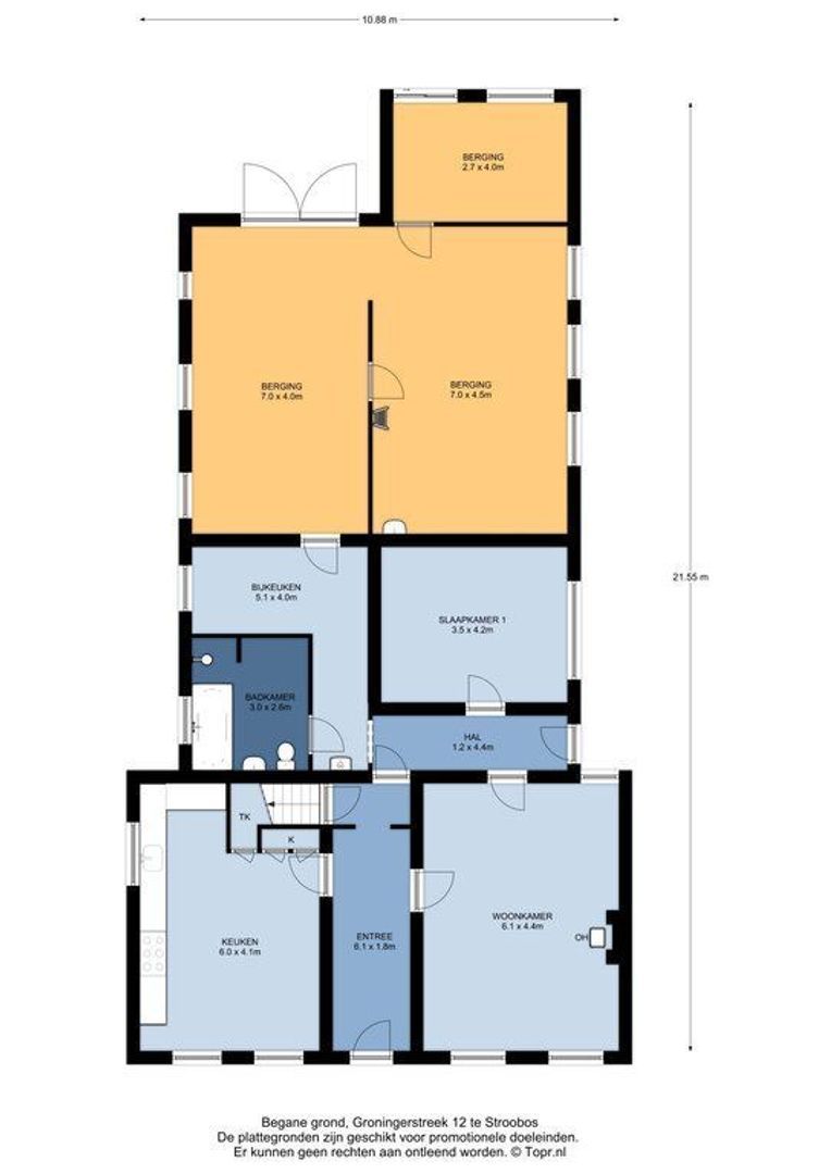 Groningerstreek 12, Stroobos plattegrond-0