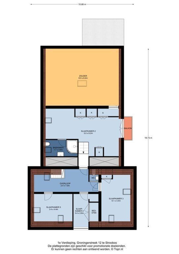 Groningerstreek 12, Stroobos plattegrond-1
