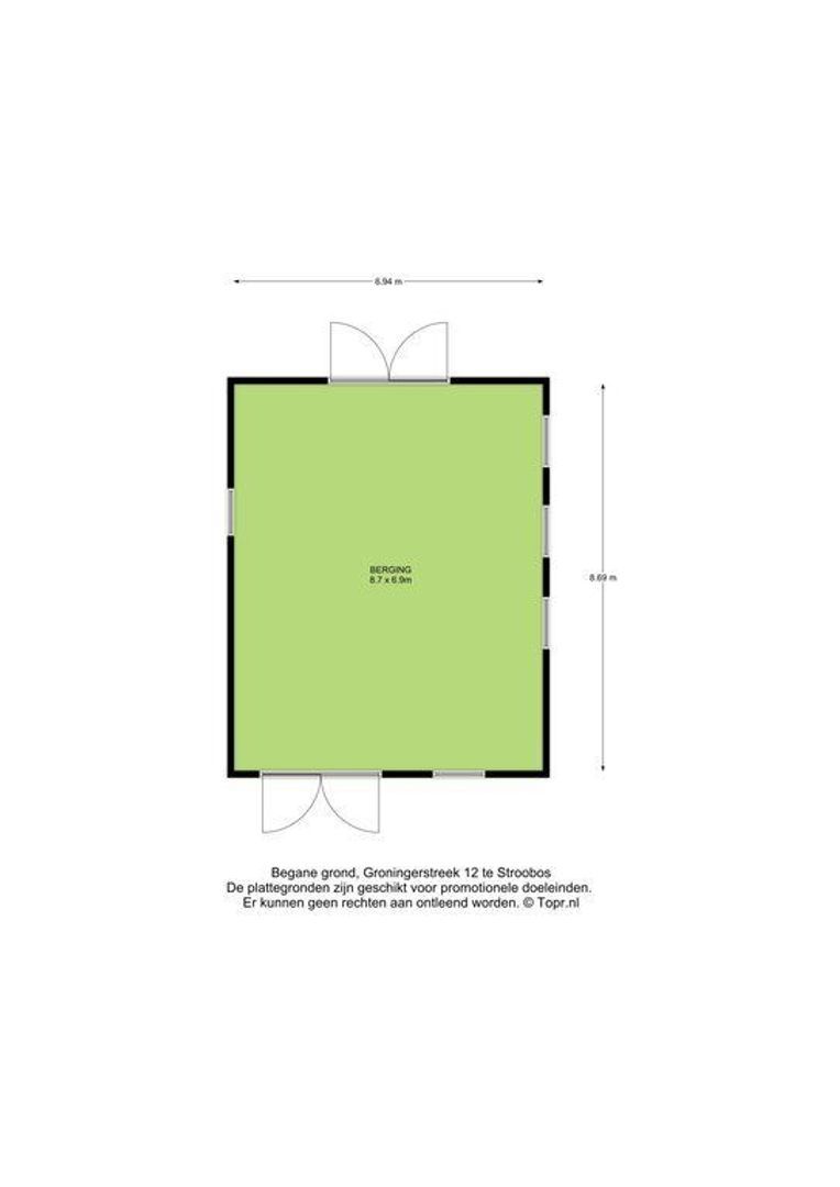 Groningerstreek 12, Stroobos plattegrond-2