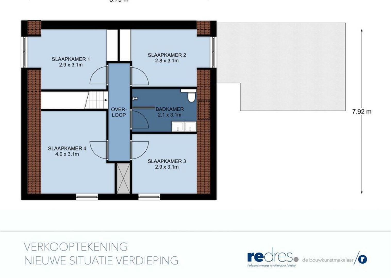 Emmastraat 24 a, Hilversum plattegrond-6
