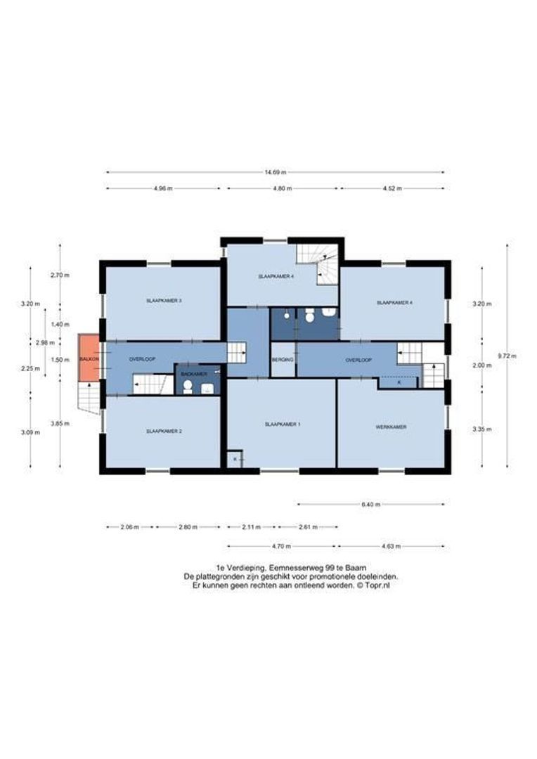 Eemnesserweg 99 A, Baarn plattegrond-1
