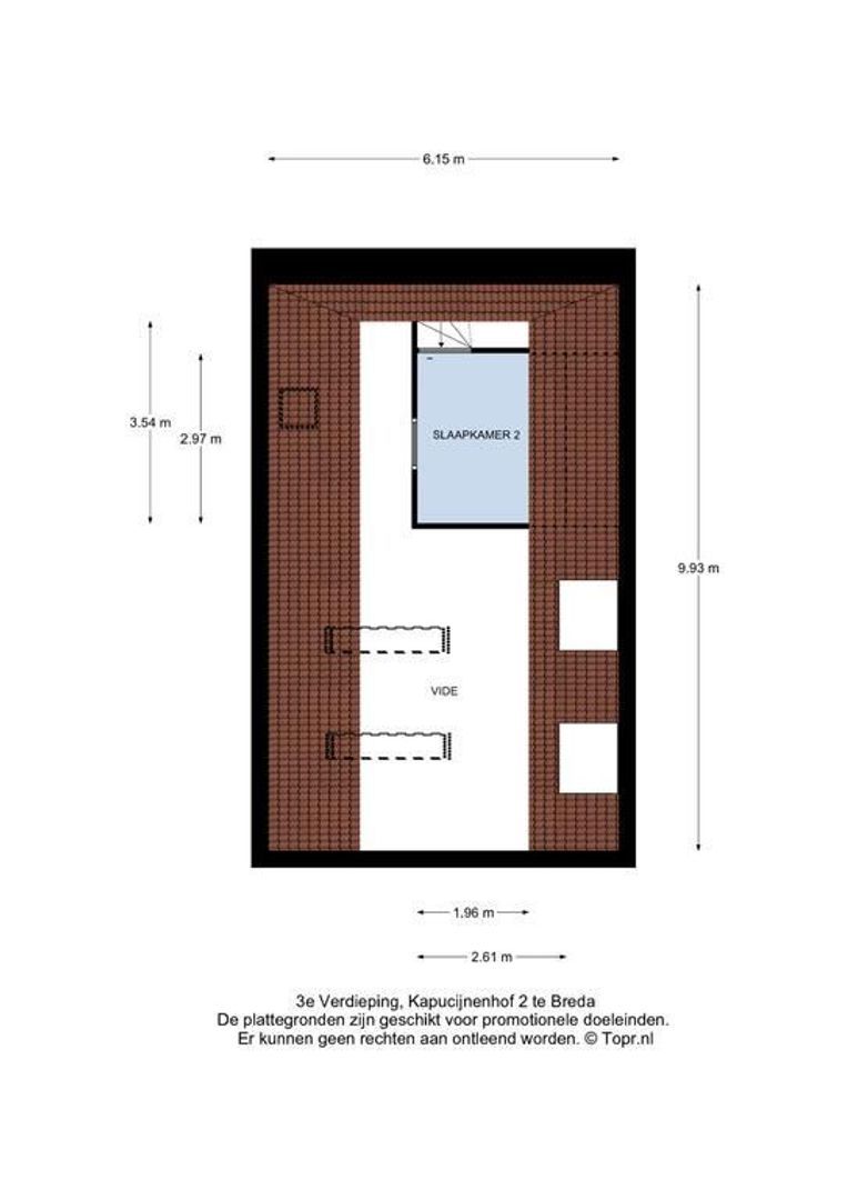 Kapucijnenhof 2, Breda plattegrond-3