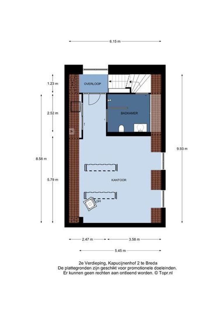 Kapucijnenhof 2, Breda plattegrond-2