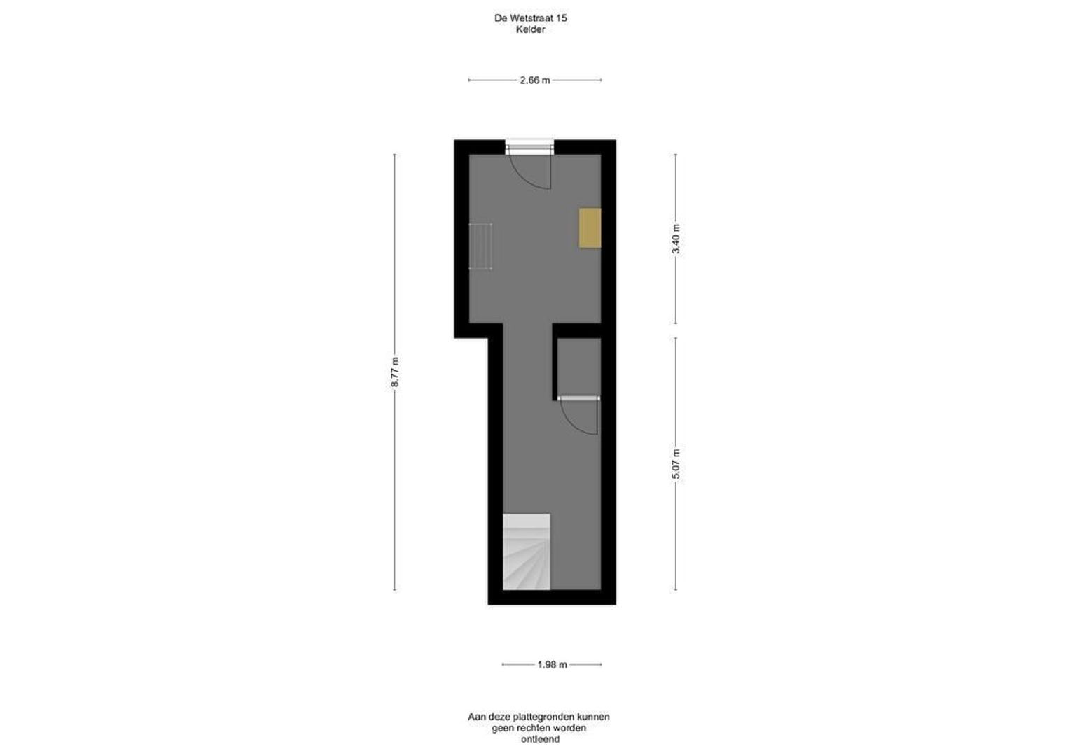 De Wetstraat 15, Arnhem plattegrond-3