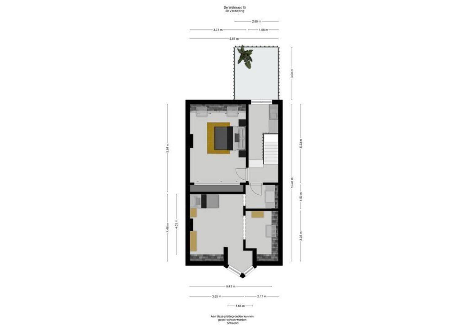 De Wetstraat 15, Arnhem plattegrond-1