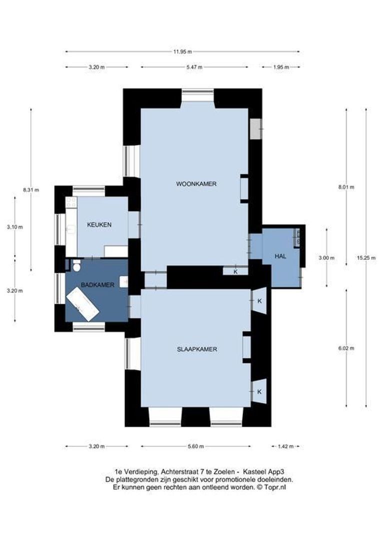 Achterstraat 7, Zoelen plattegrond-9