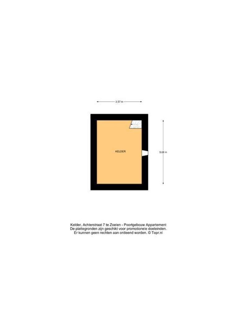 Achterstraat 7, Zoelen plattegrond-1
