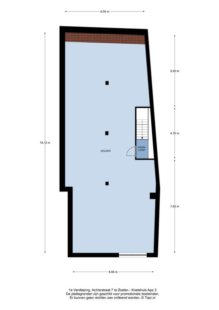 Achterstraat 9 K 03, Zoelen plattegrond-1