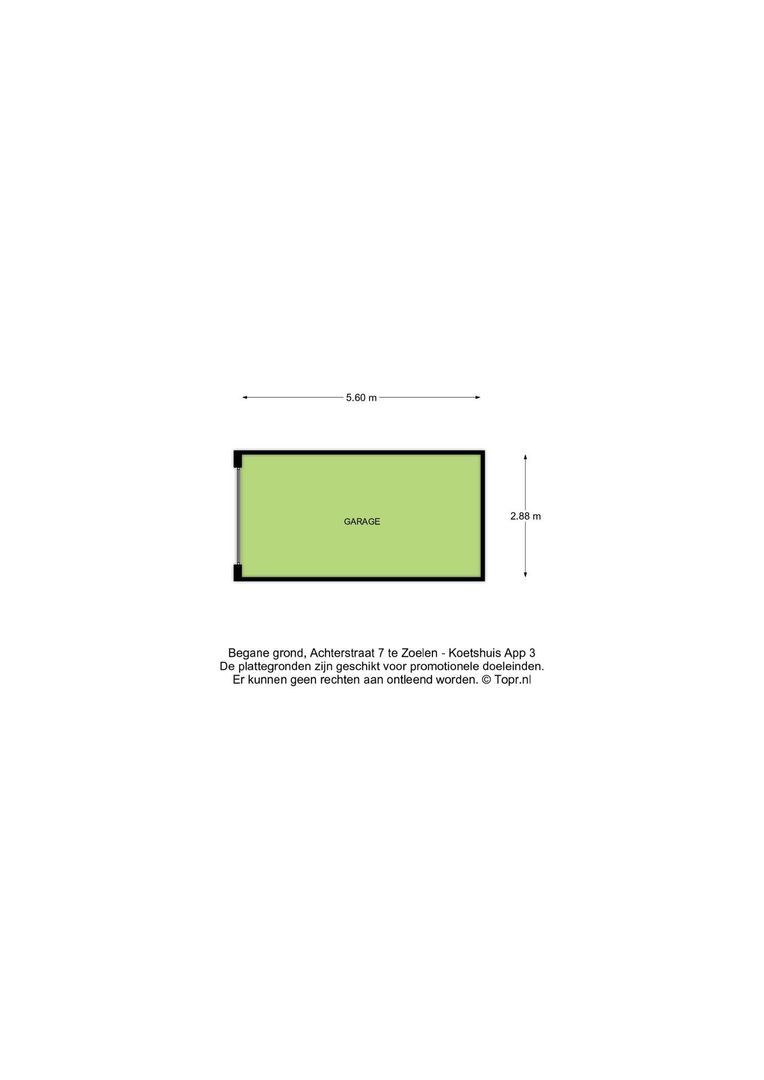 Achterstraat 9 K 03, Zoelen plattegrond-2