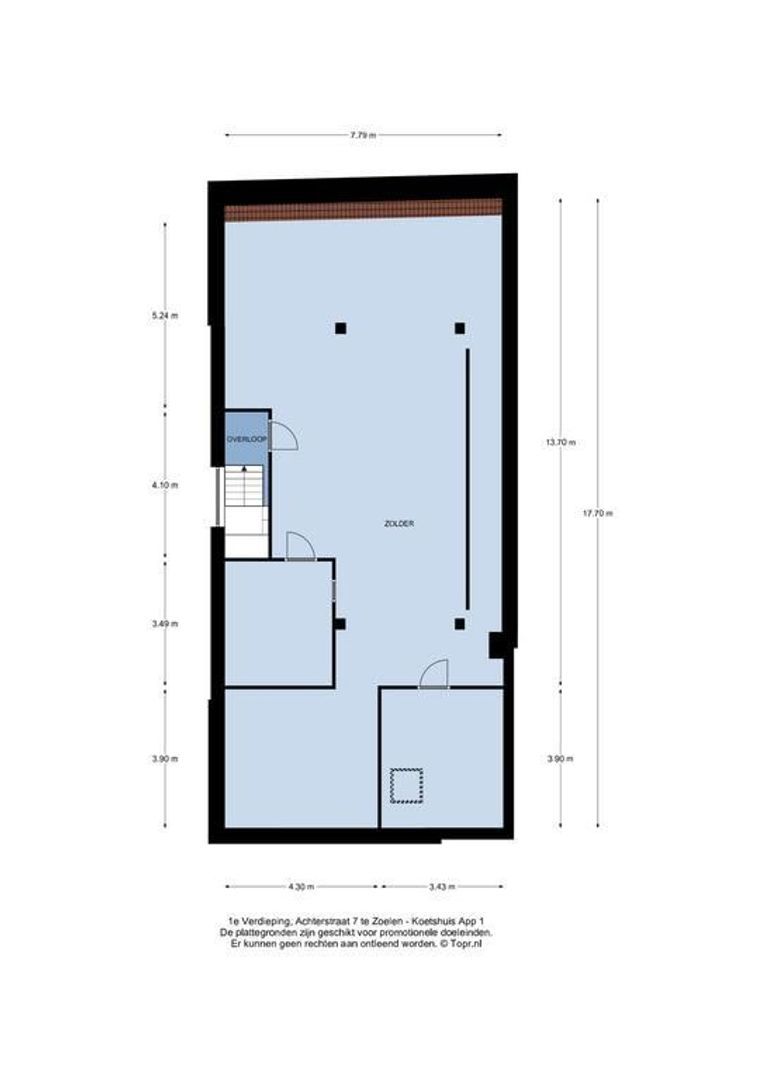 Achterstraat 9 K1, Zoelen plattegrond-1