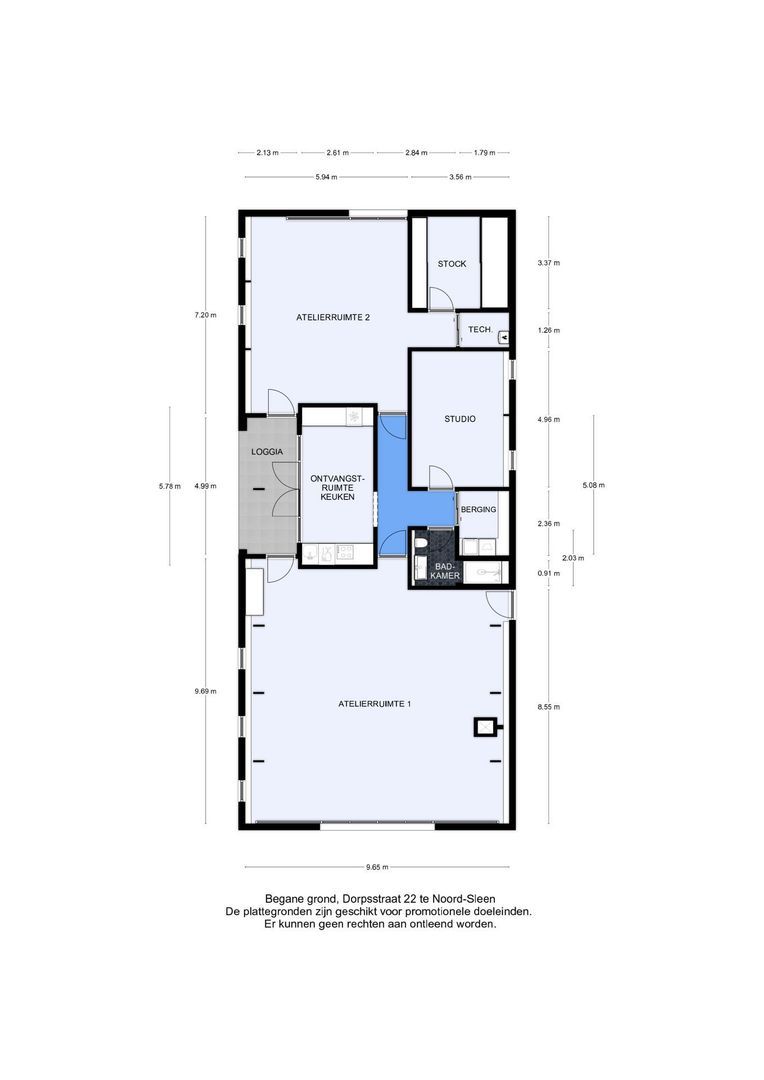 Dorpsstraat 22, Noord-Sleen plattegrond-5