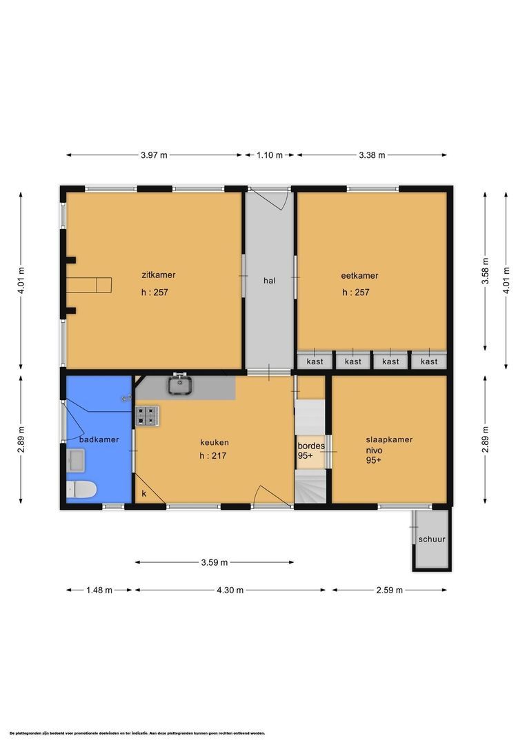 Singel 15, Sluis plattegrond-1