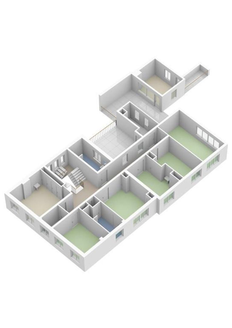 Grotestraat 268, Waalwijk plattegrond-1