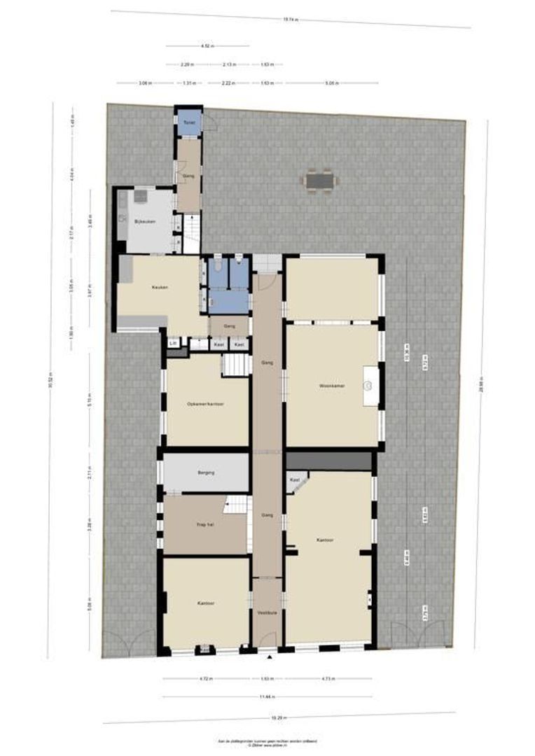 Grotestraat 268, Waalwijk plattegrond-2