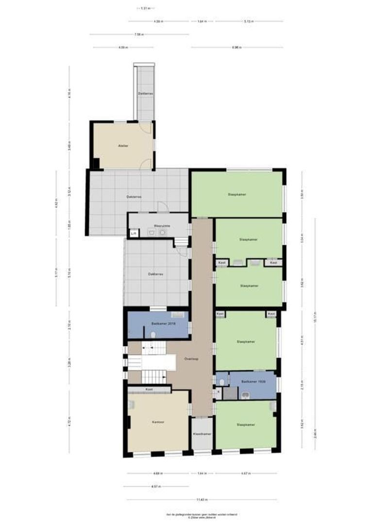 Grotestraat 268, Waalwijk plattegrond-4