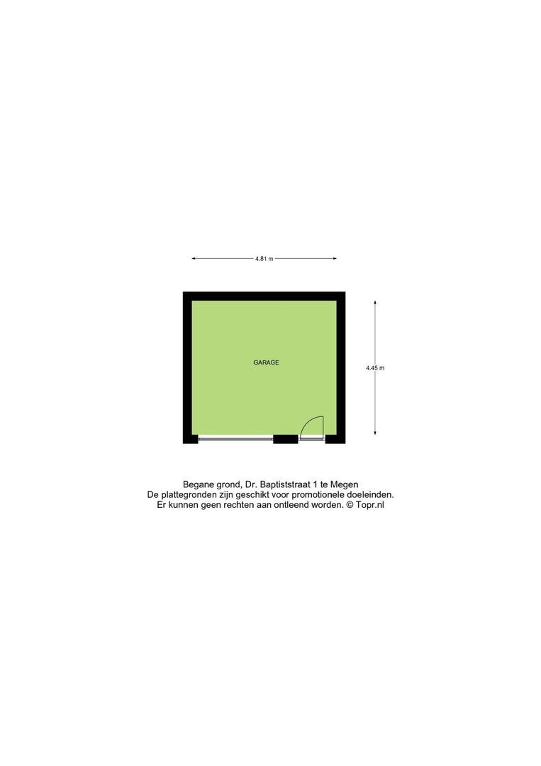 Dr. Baptiststraat 1, Megen plattegrond-5