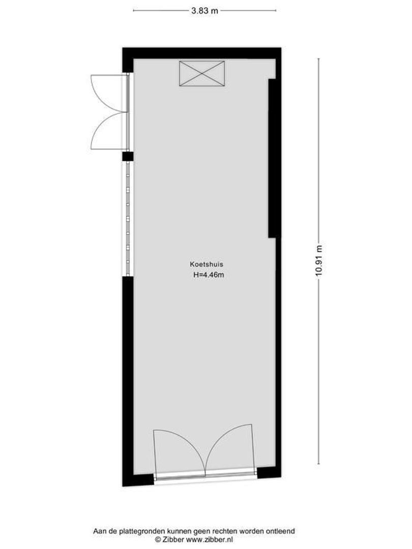 Oude Haven 15, Schoonhoven plattegrond-0