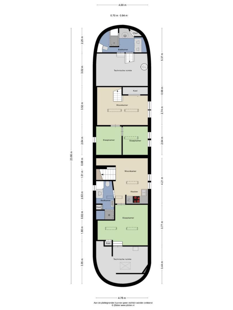 Waalhaven 2 A, Nijmegen plattegrond-2