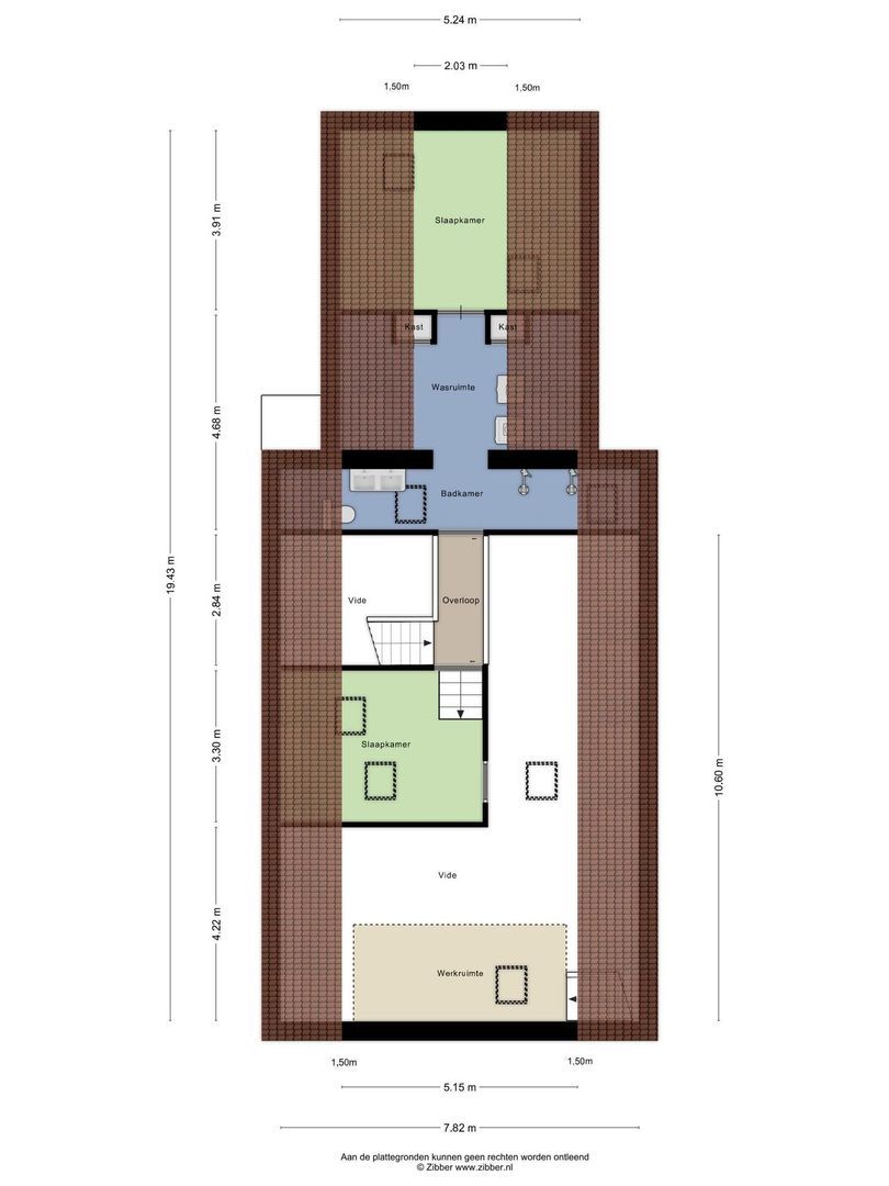Prinsesselaan 10, Beverwijk plattegrond-1