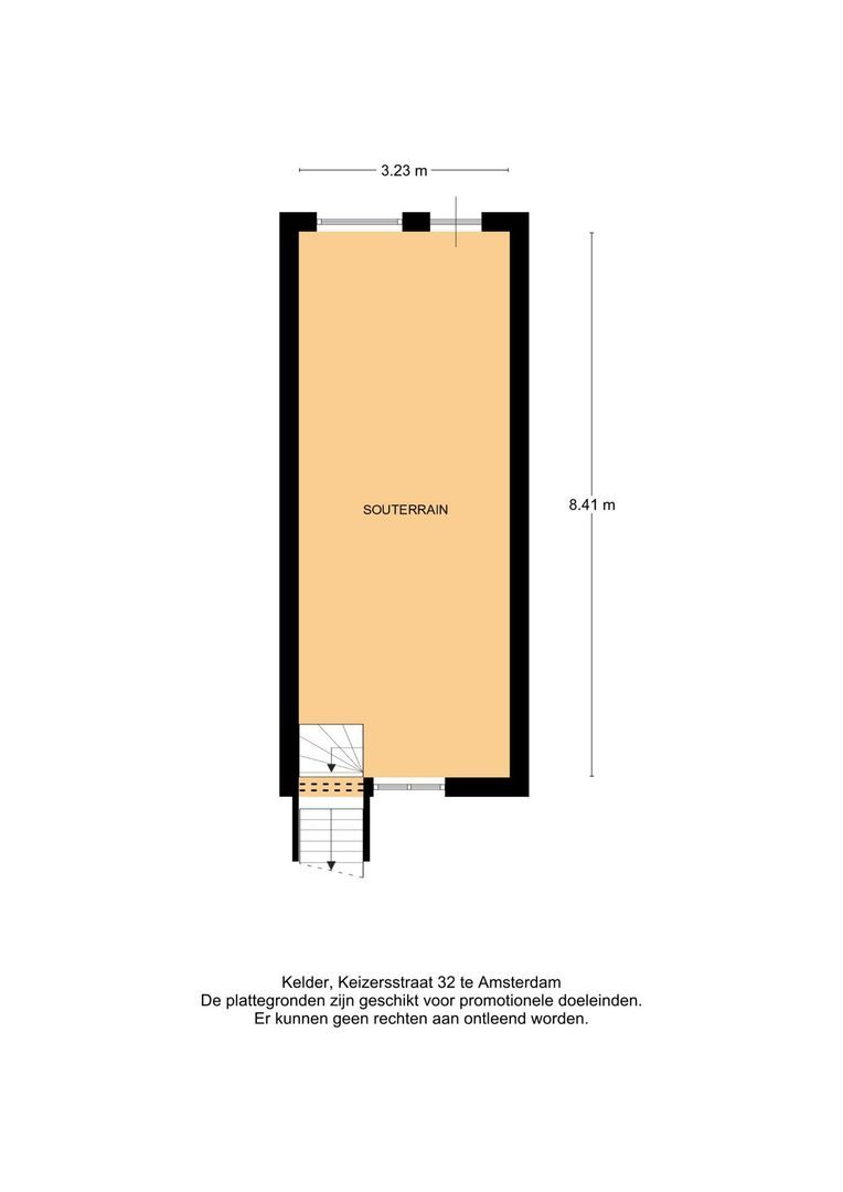 Keizersstraat 32, Amsterdam plattegrond-1