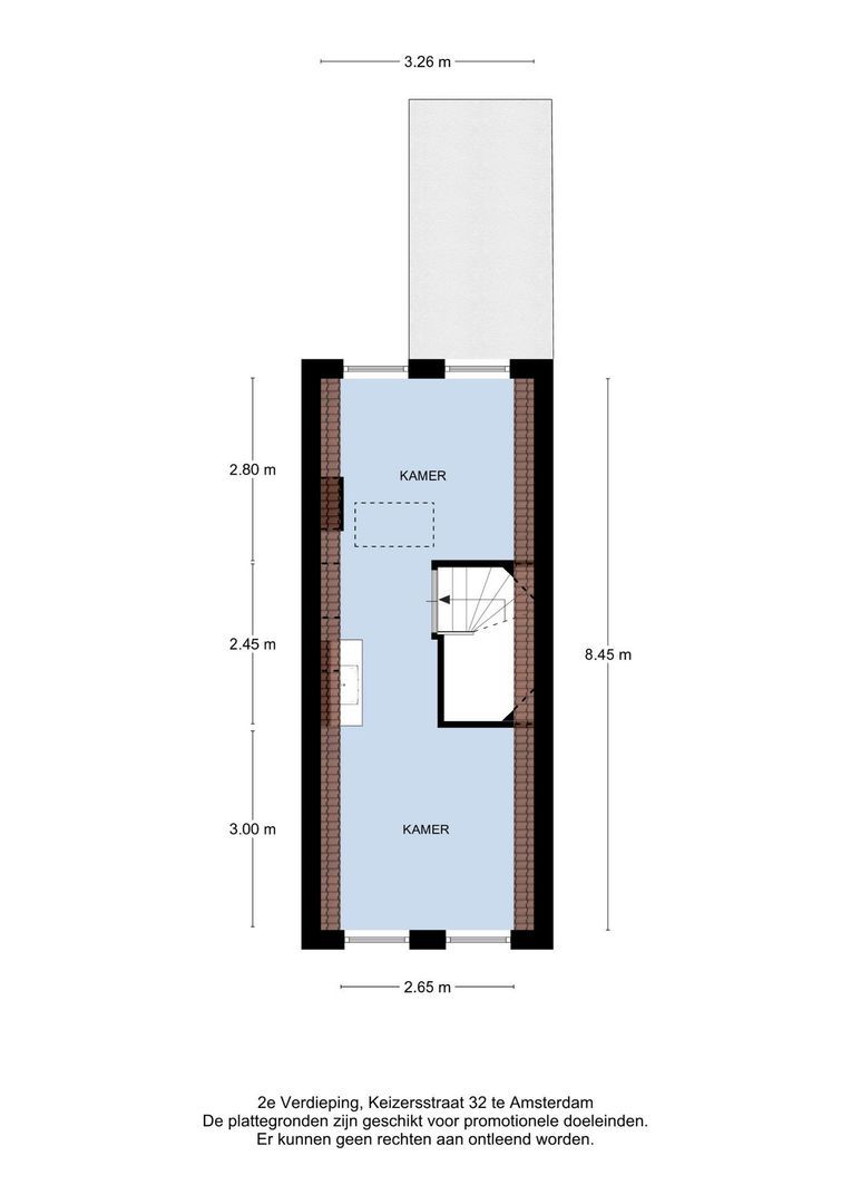 Keizersstraat 32, Amsterdam plattegrond-3