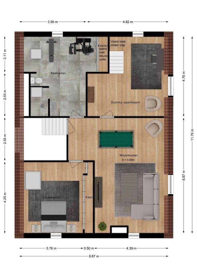 Plantagebaan 221, Wouwse Plantage plattegrond-69