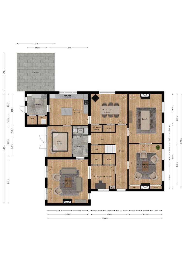 Plantagebaan 221, Wouwse Plantage plattegrond-69