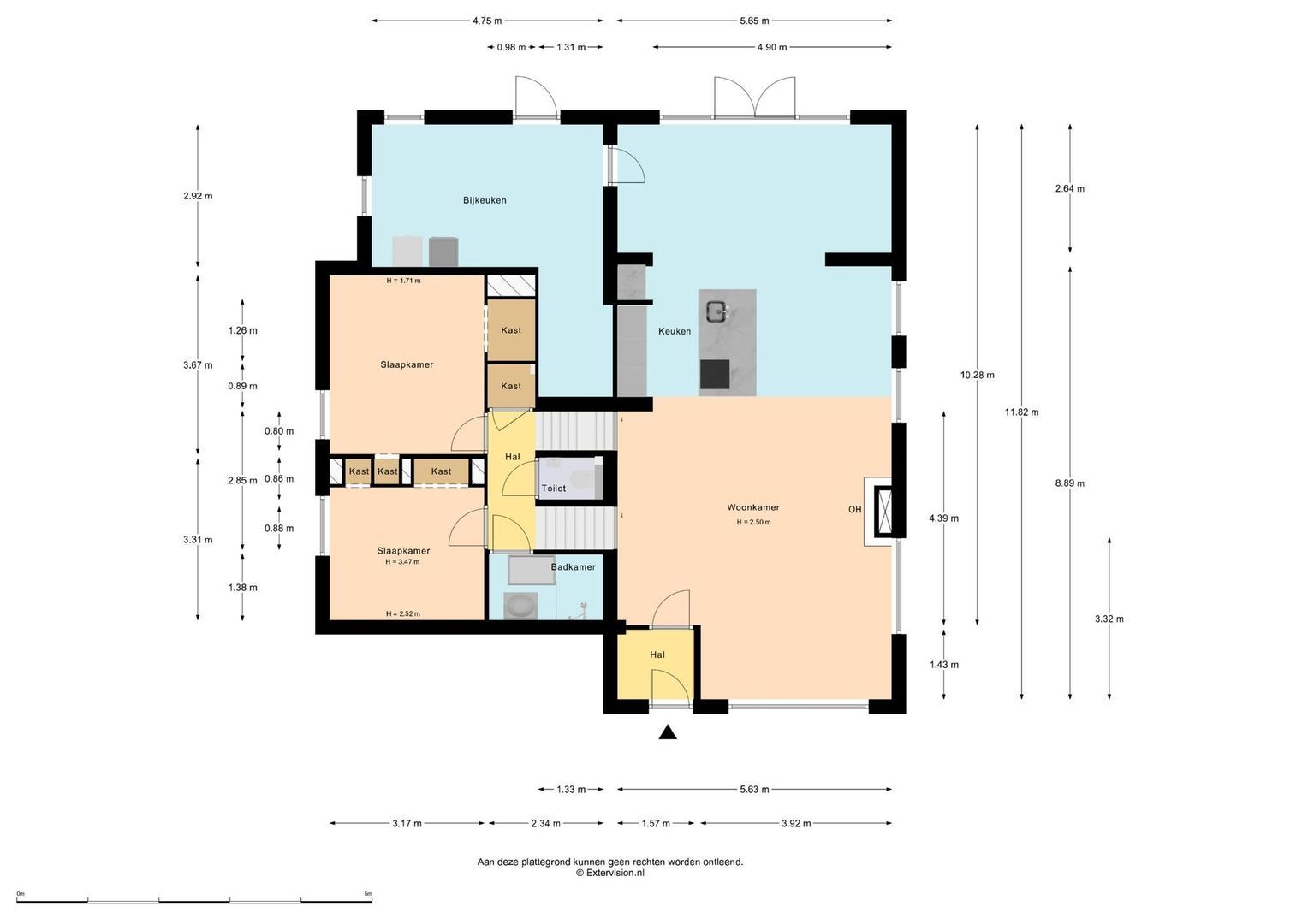 Dennenlaan 16, Vlieland plattegrond-3
