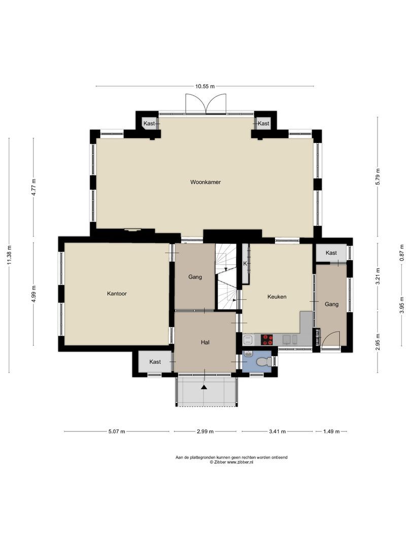 Huismansweg 13, Schoorl plattegrond-100