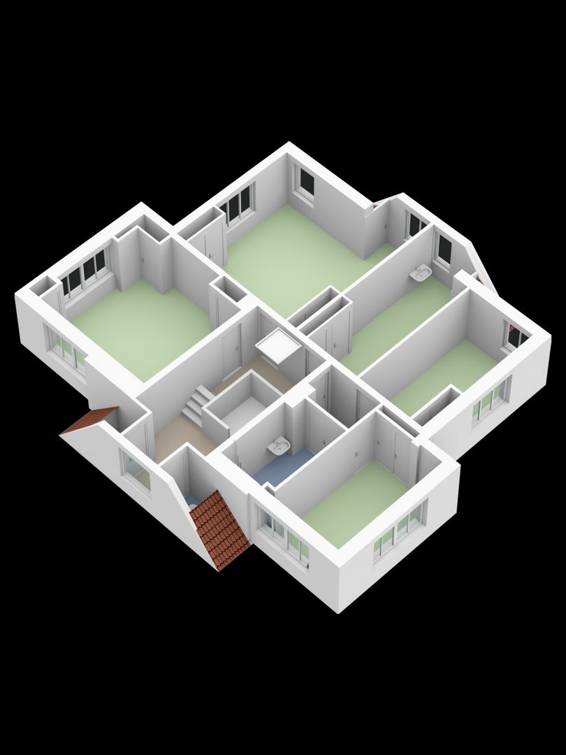 Huismansweg 13, Schoorl plattegrond-100