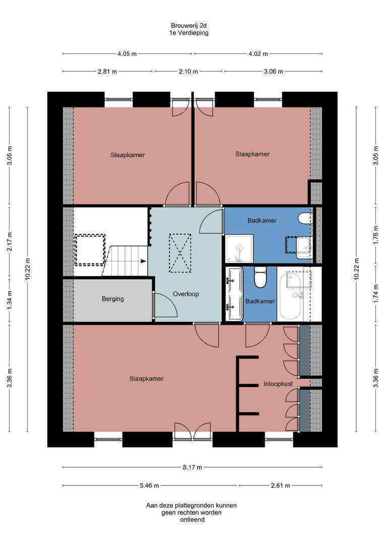 Brouwerij 2 d, Breukelen plattegrond-1