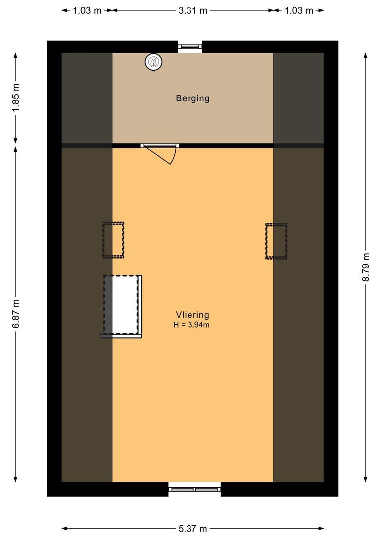 Zuidstraat 5, Dreischor plattegrond-3