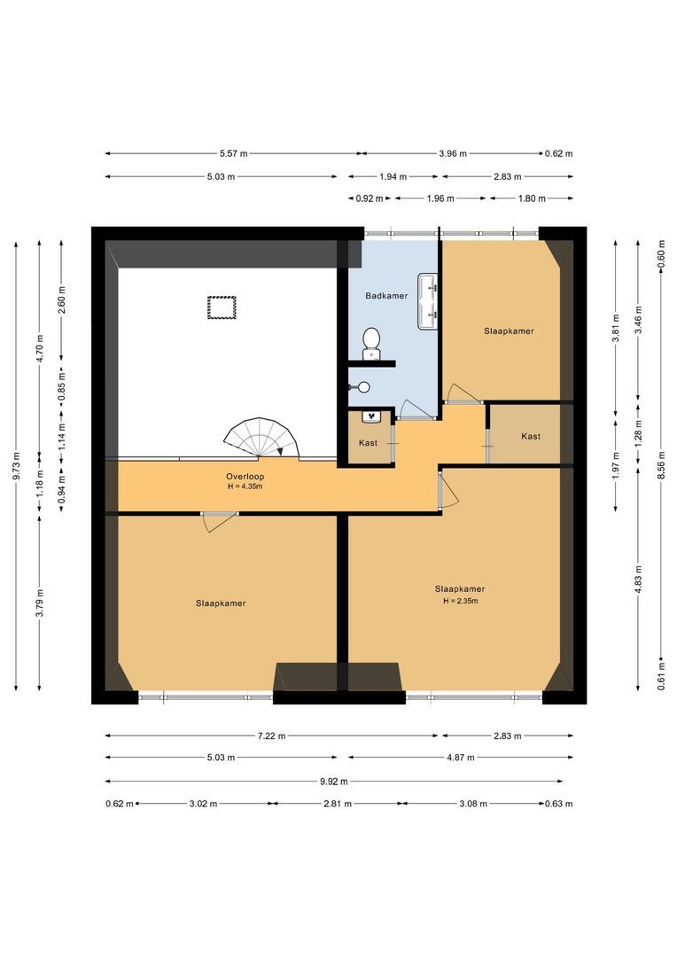 Ouddiemerlaan 70, Diemen plattegrond-2