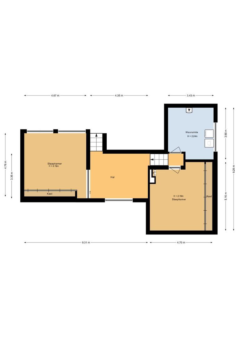 Weezenhof 2704, Nijmegen plattegrond-2