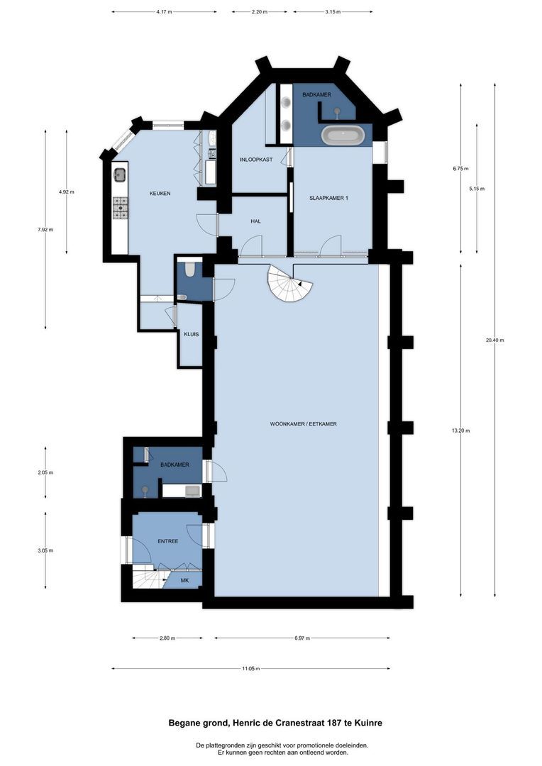 Henric de Cranestraat 187, Kuinre plattegrond-69