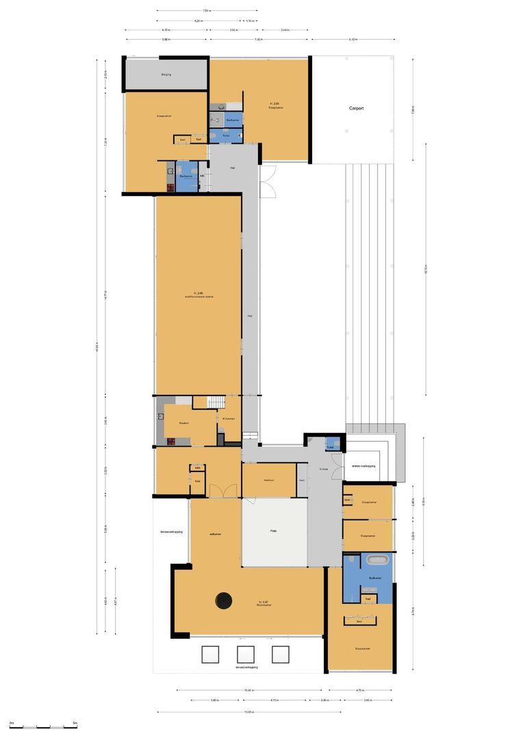Lange Wijnen 9, Laren plattegrond-69