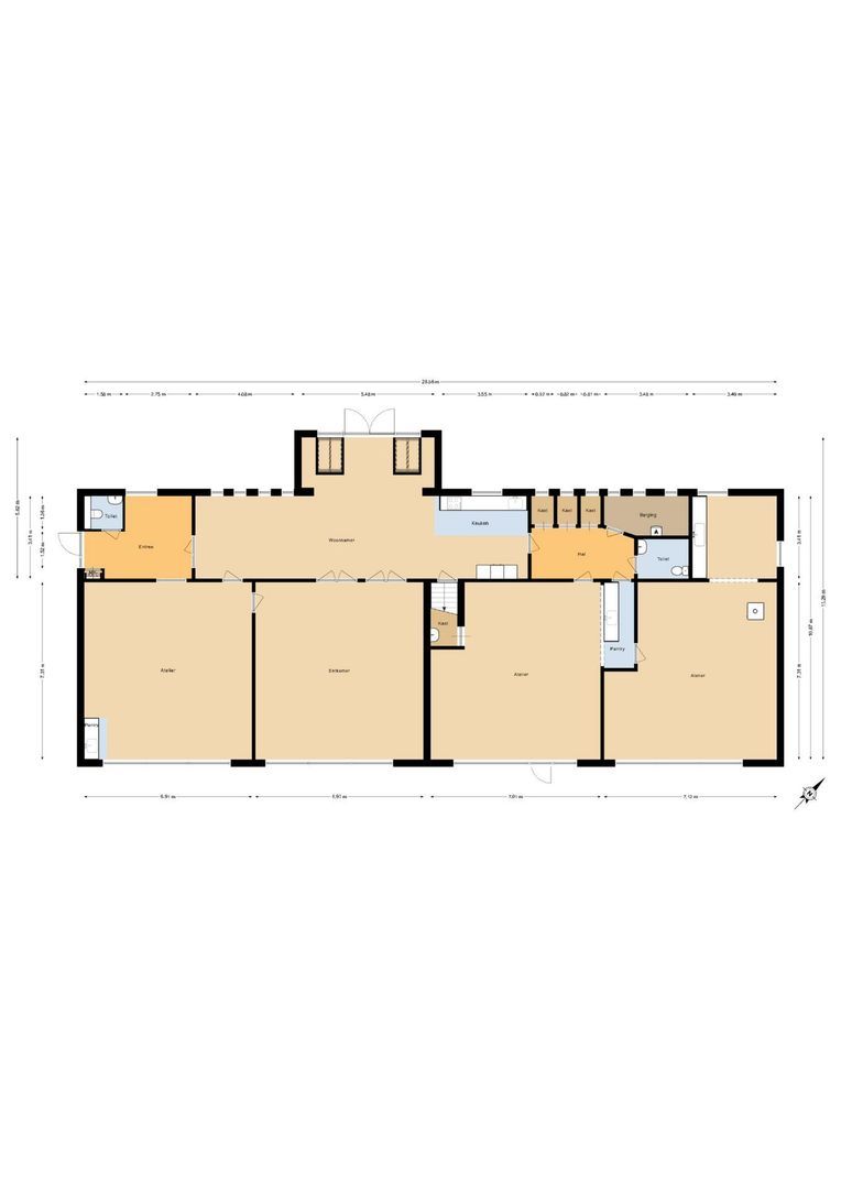 Opperduit 146, Lekkerkerk plattegrond-67