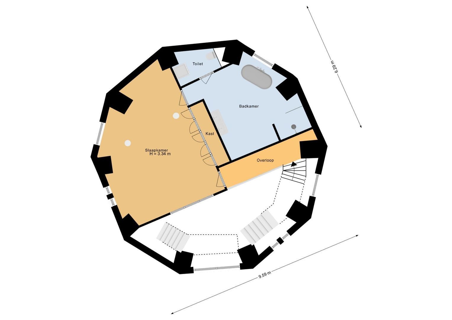Watertorenerf 1, Leerdam plattegrond-6