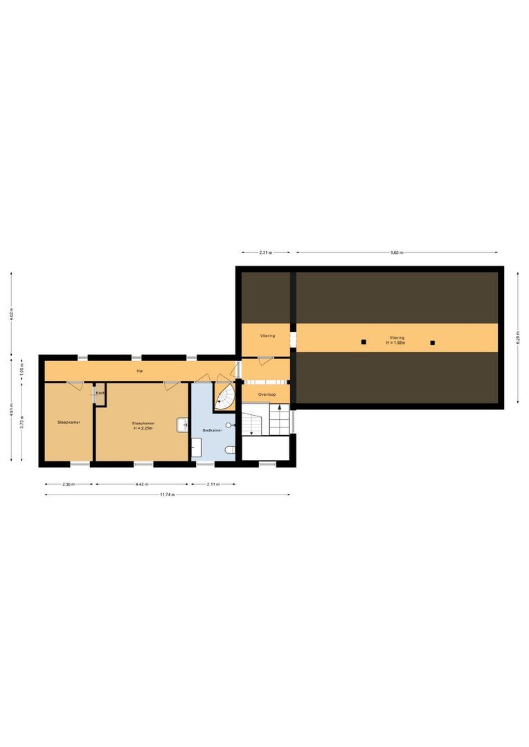 Oostmahorn 15, Eanjum plattegrond-77