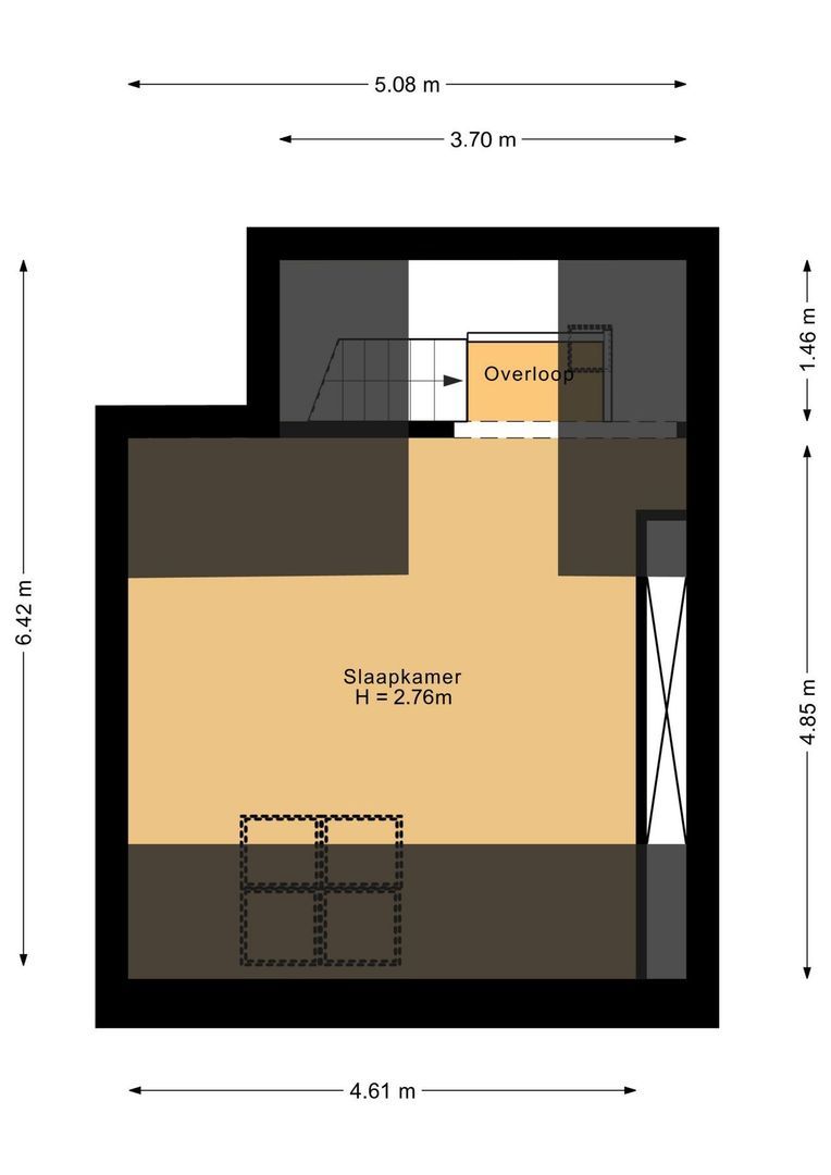 Oostmahorn 15, Eanjum plattegrond-77