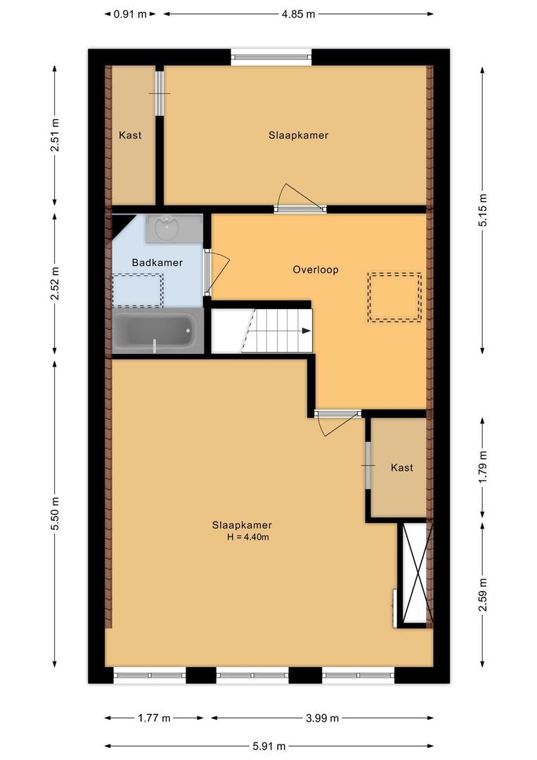 Noordvliet 8, Maassluis plattegrond-46