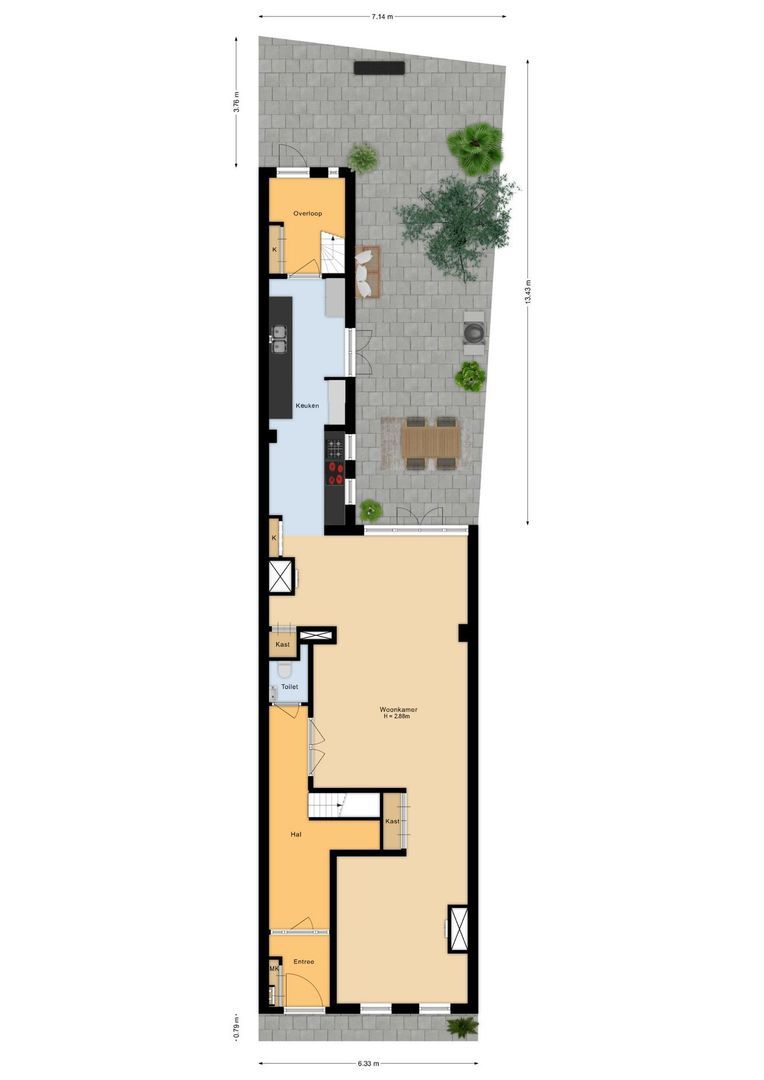 Noordvliet 8, Maassluis plattegrond-46
