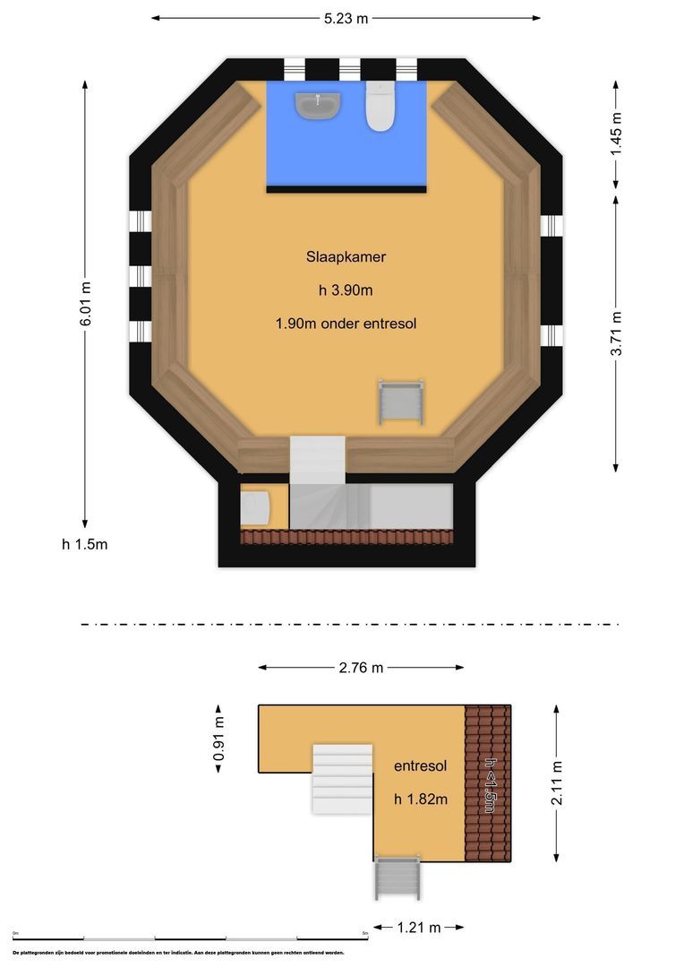 Rust en Vreugdlaan 1 A, Wassenaar plattegrond-55