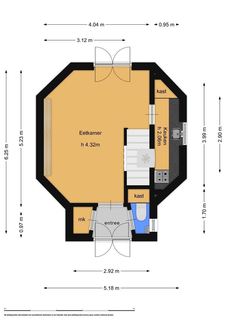 Rust en Vreugdlaan 1 A, Wassenaar plattegrond-55