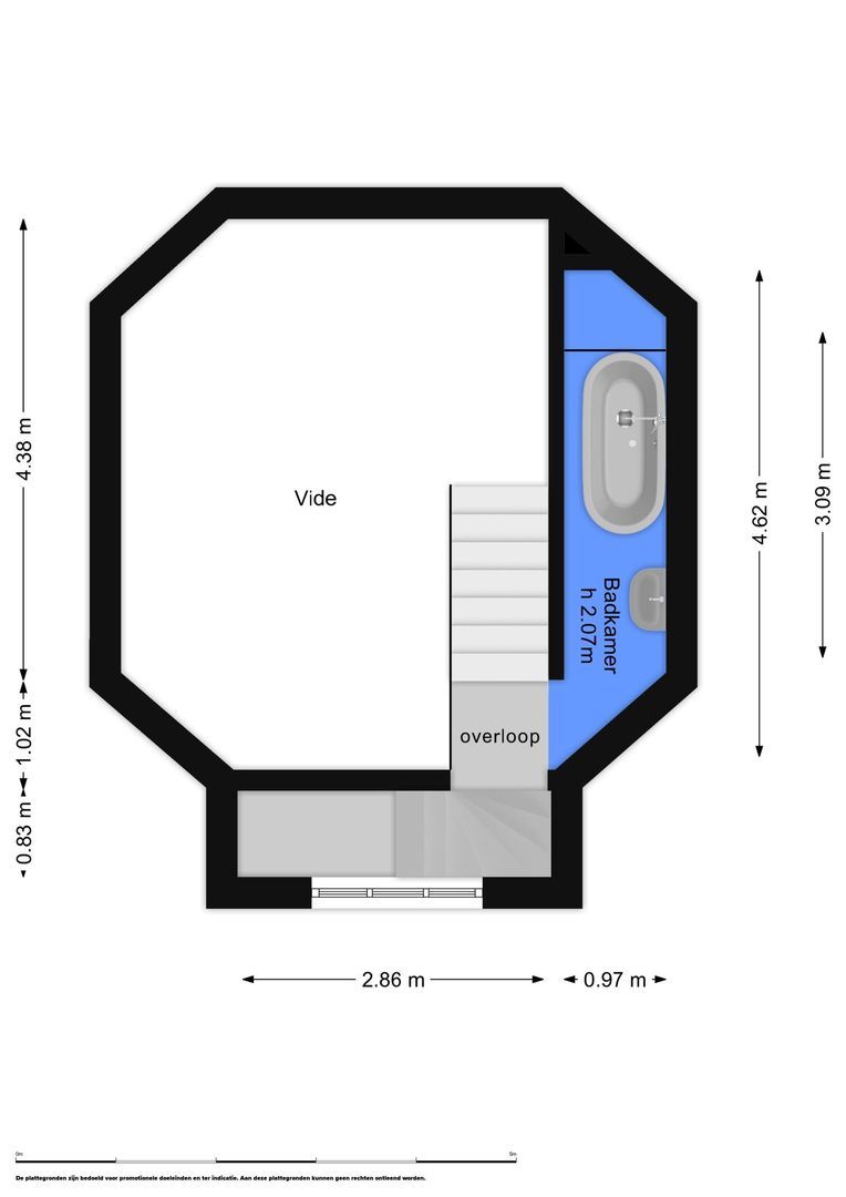 Rust en Vreugdlaan 1 A, Wassenaar plattegrond-55