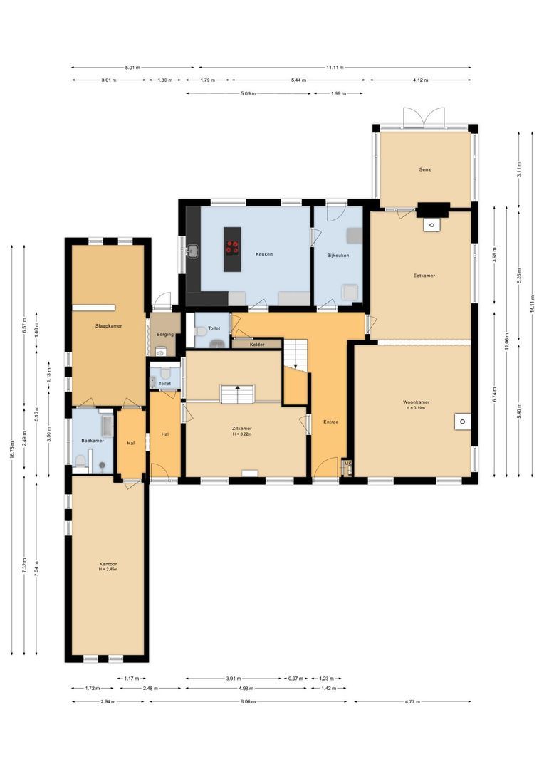 Frieseweg 1, Oldemarkt plattegrond-43