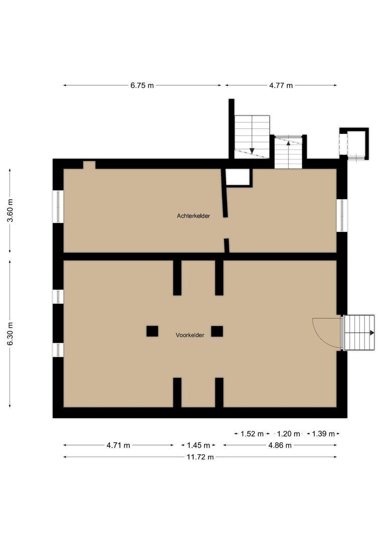 Berghuizen 40, Maasbommel plattegrond-60