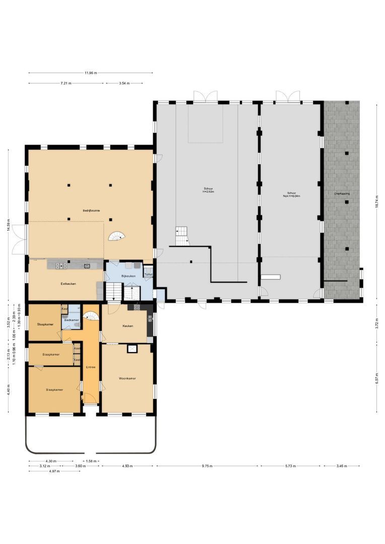 Berghuizen 40, Maasbommel plattegrond-60