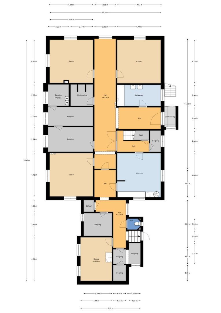 Zijdeweg 47, Wassenaar plattegrond-63