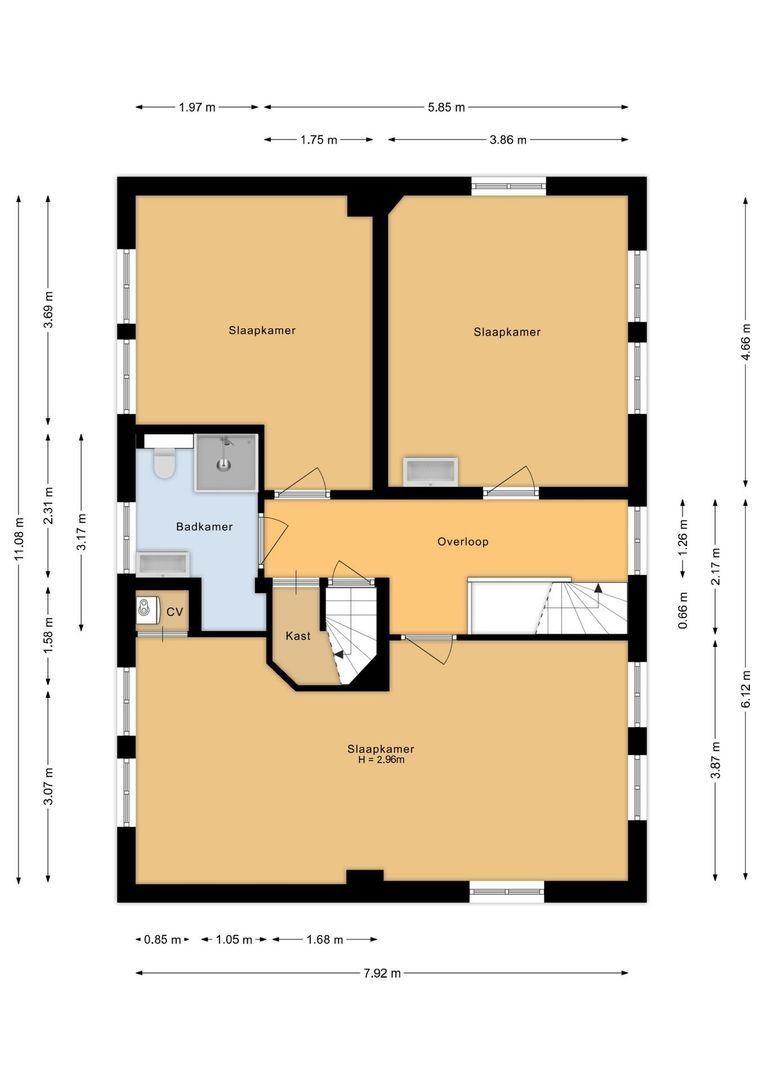 Westerweg 48, Purmerend plattegrond-49